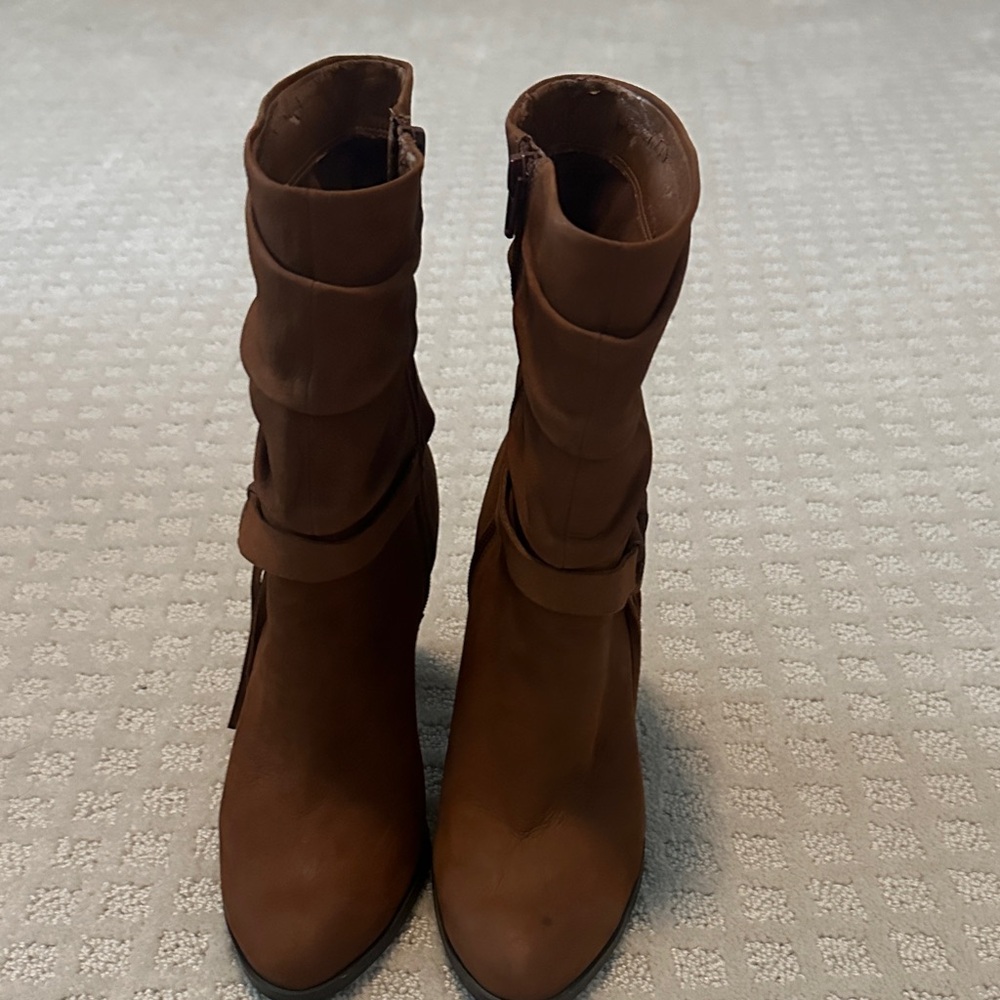 Guess Brown Leather Women's Boots